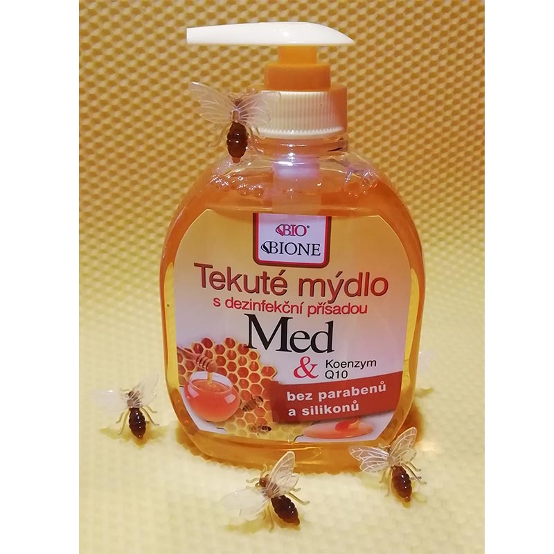 Tekuté mydlo Med s dezinfekčnou prísadou