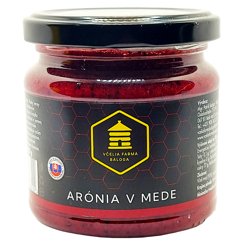 Arónia v mede 250g