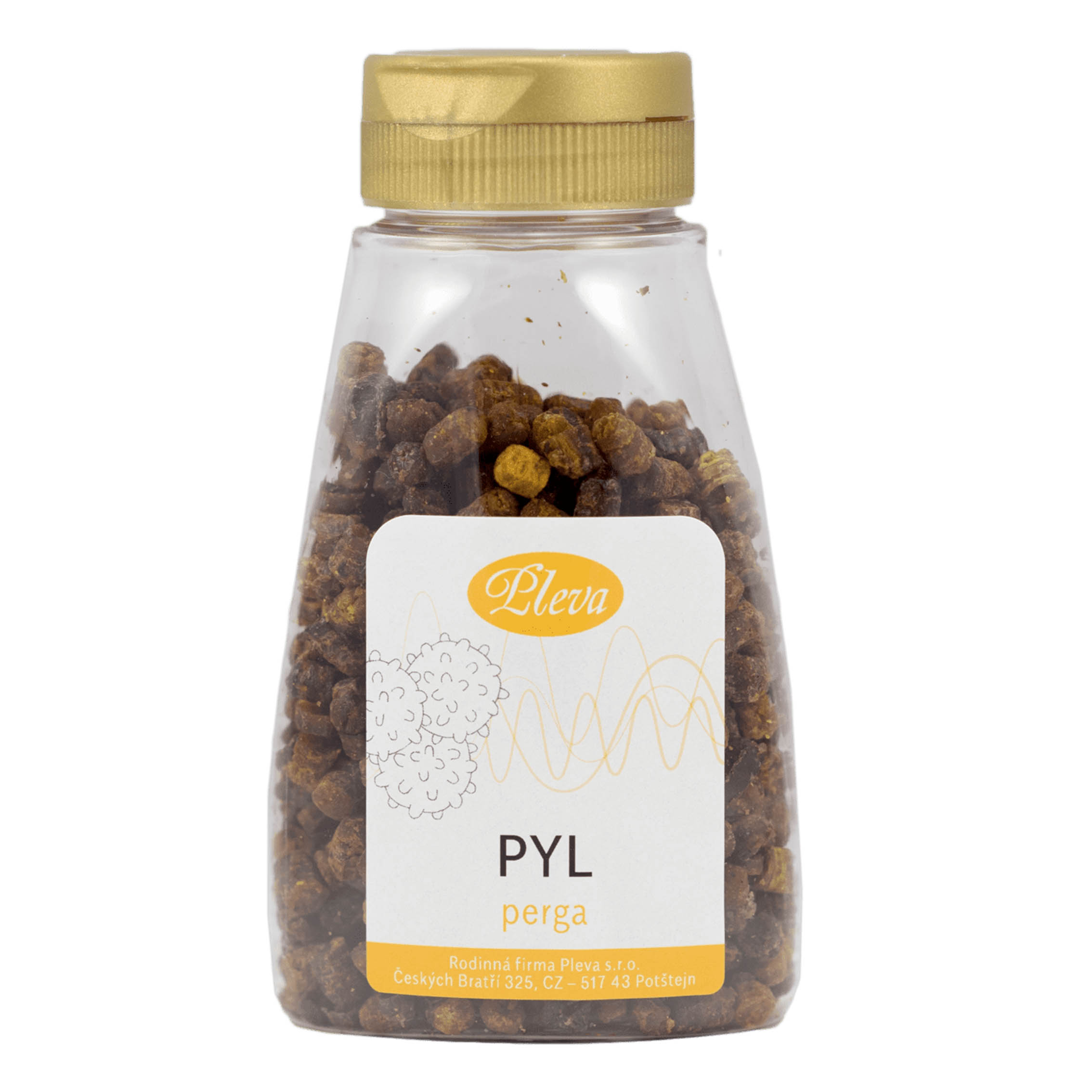 Perga - plástový peľ perga, včelí chlieb