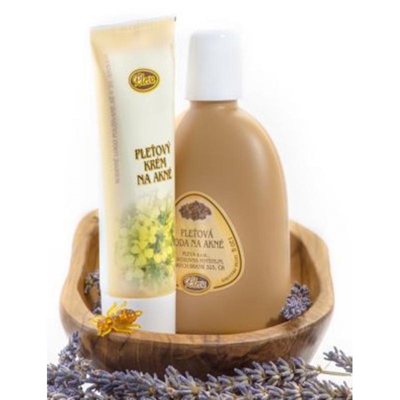 Pleťová voda a krém na akné 120 g + 50 g